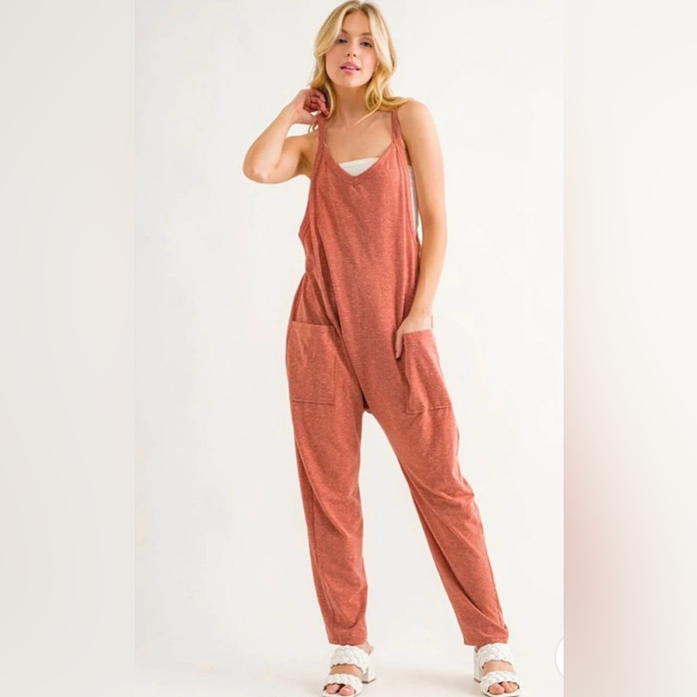 #232 Women's Rust Jumpsuit